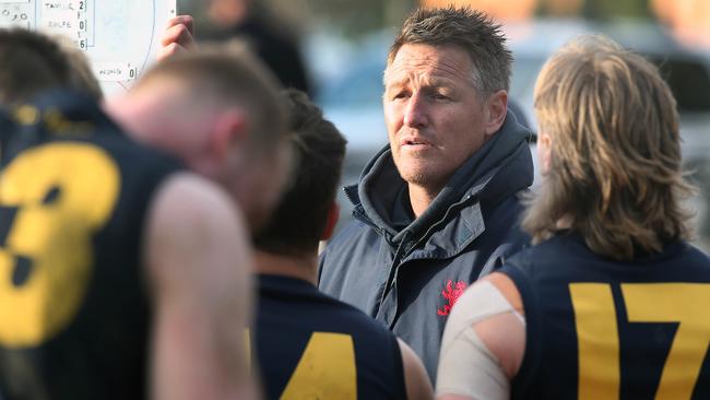 Scotch Old Collegians coach Kym Cobb will step down at the end of the season after five years in charge. Picture: Dean Martin