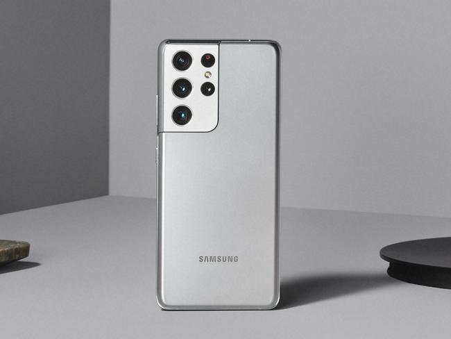 The Samsung Galaxy S21 Ultra features a 6.8-inch touchscreen, four rear cameras and a new 100x dual zoom feature. Picture: Supplied