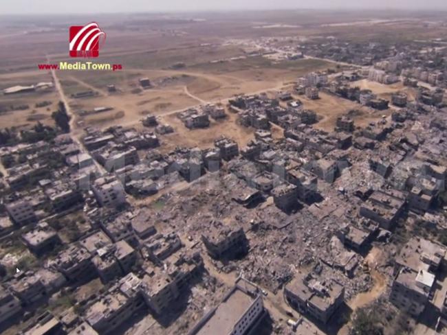 Aerial footage of Gaza reveals the devastating effect of war | news.com