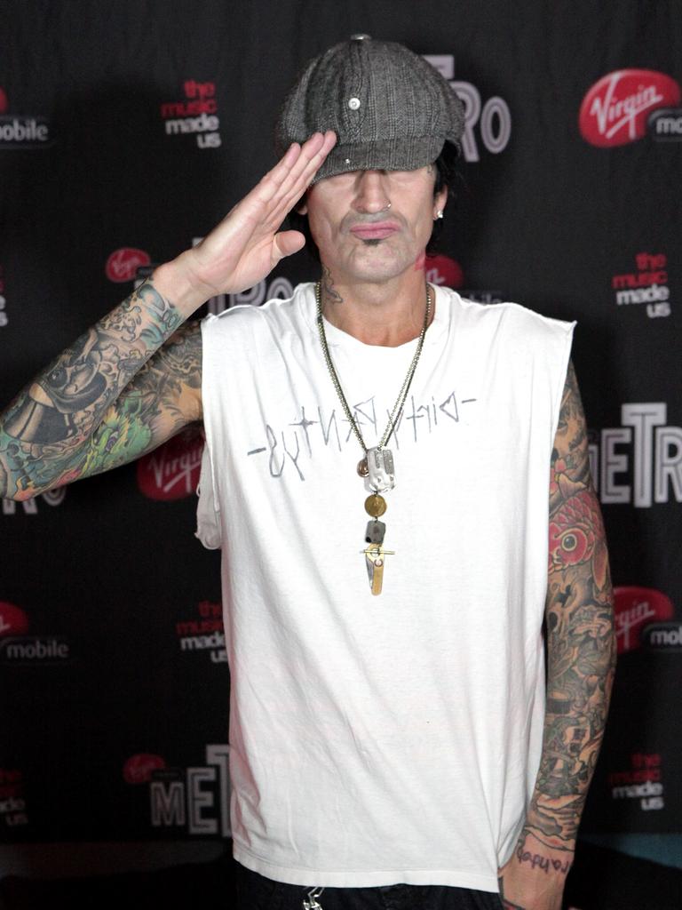 Rocker Tommy Lee is touring Australia.