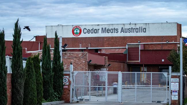 More than 100 cases were linked to a coronavirus outbreak at Cedar Meats in Melbourne.