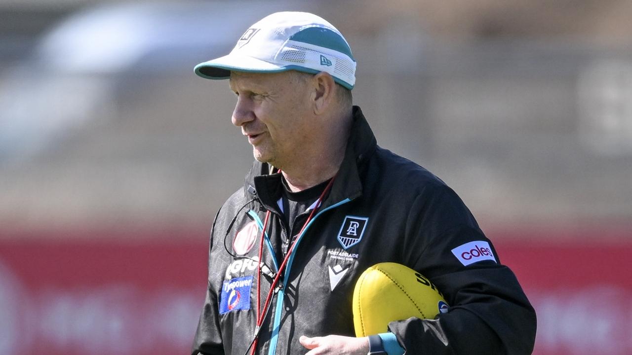 Ken Hinkley says his side doesn’t feel like an underdog. Picture: Mark Brake/Getty Images