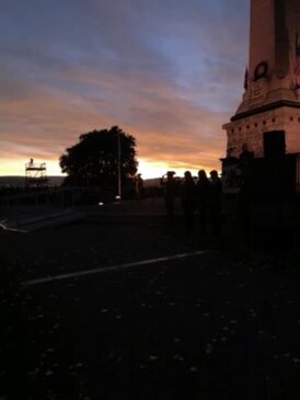 Anzac Day 2023 Dawn Service at Hobart Cenotaph, Queens Domain