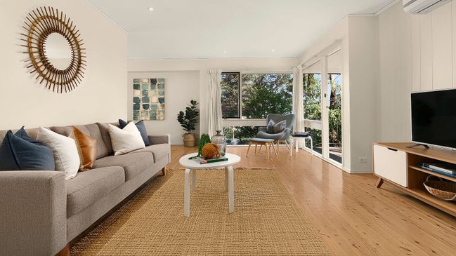 This home in Merrilee Cres, Frenchs Forest attracted more than 83 people at its first open house, with more than 80 per cent of those people coming from out of the area.