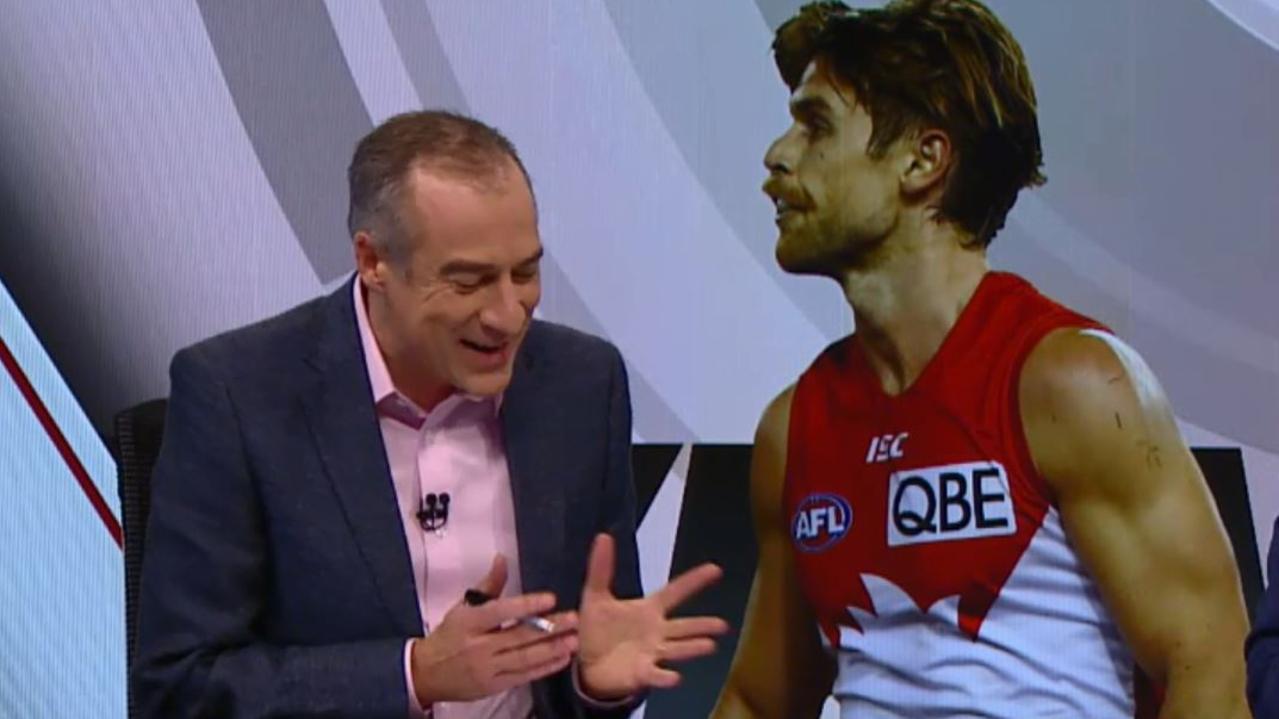 AFL 2019 Dane Rampe post, goalpost climb, AFL decision, Gerard Whateley rant, AFL 360