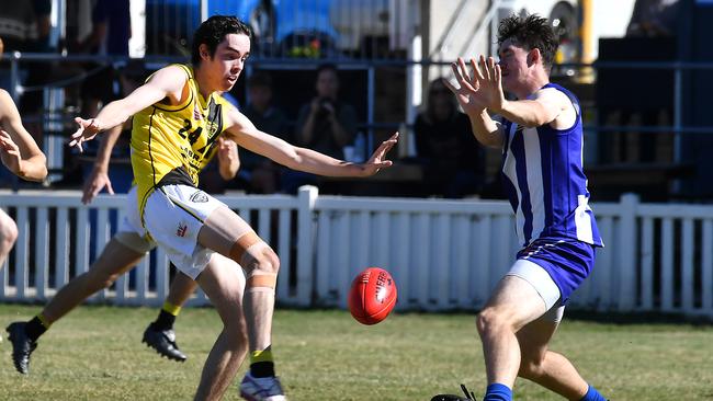 QAFL footy colts between Mt Gravatt and Labrador Saturday May 6, 2023. Picture, John Gass