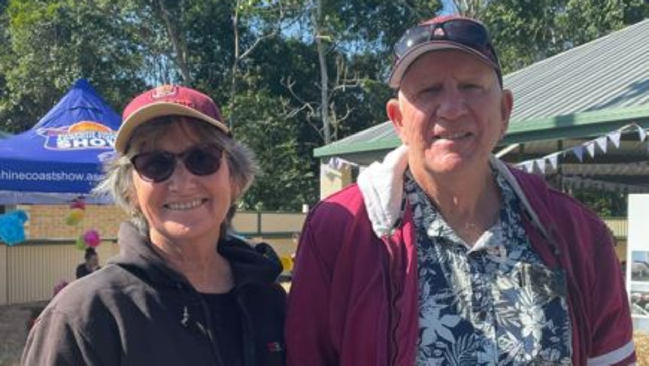 Ken and Caren Armstrong at the Sunshine Coast Agricultural Show 2023.