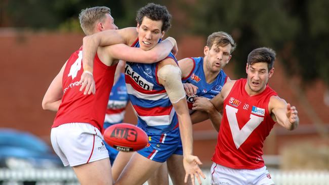 The Roosters had the Bulldogs collared. Picture: Russell Millard/AAP