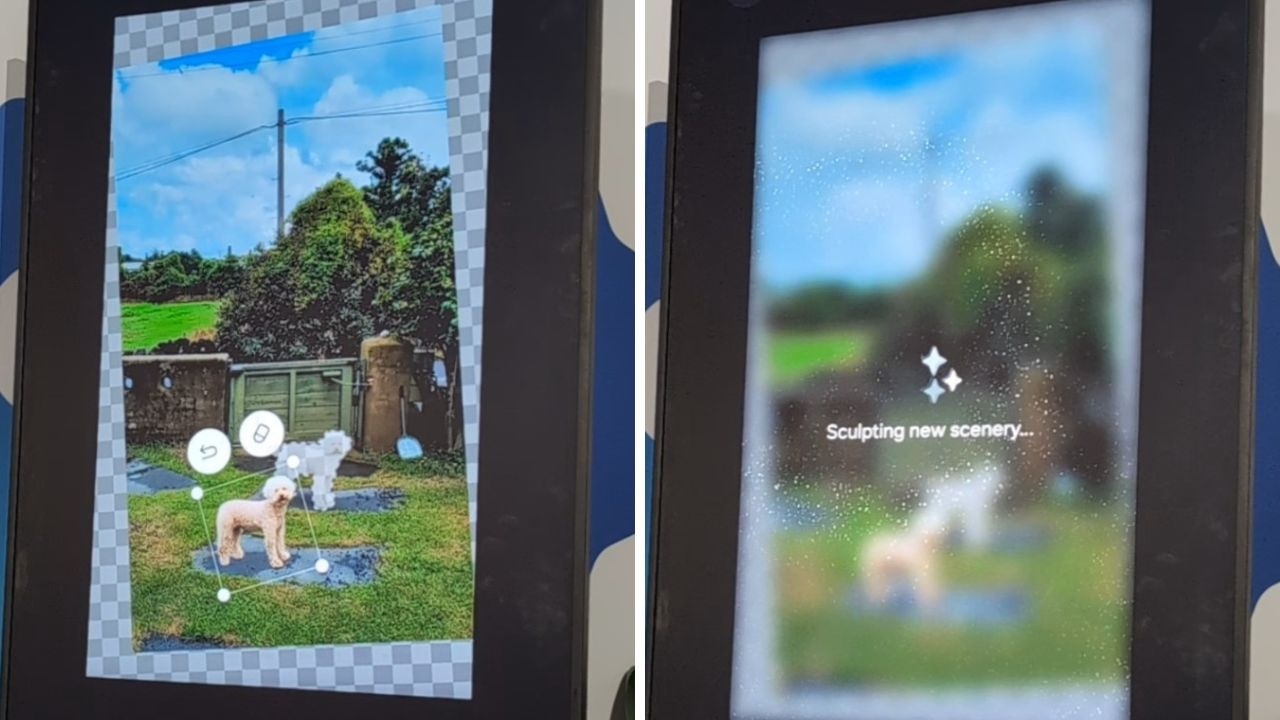 Generative AI allows you to straighten photos, move people and objects, and more with new editing capabilities. Picture: Lauren Chaplin/news.com.au