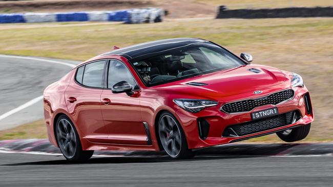 Turbo grunt: Kia Stinger. Pic: Supplied.