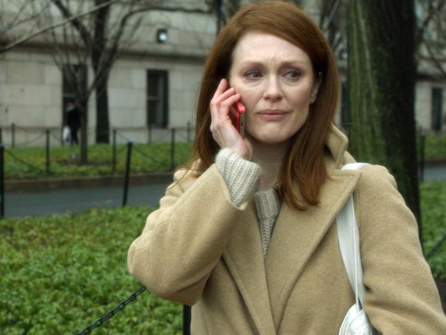 Julianne Moore as Alice, in a scene from the film, "Still Alice."