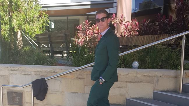 Phillip Thomas who was shot in a Muswellbrook robbery outside Newcastle District Court.