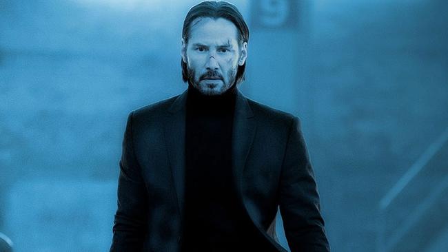 Keanu Reeves in John Wick: Chapter 2 which is a trashy triumph.