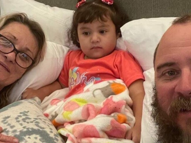 Adelynn has been reunited with her mother’s family. Picture: Supplied