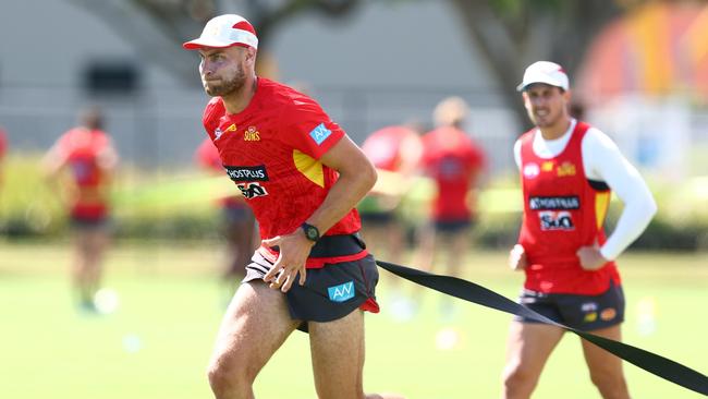 Jarrod Witts won 833 hitouts in 2022 and 286 of them were to advantage. Picture: Chris Hyde/Getty Images