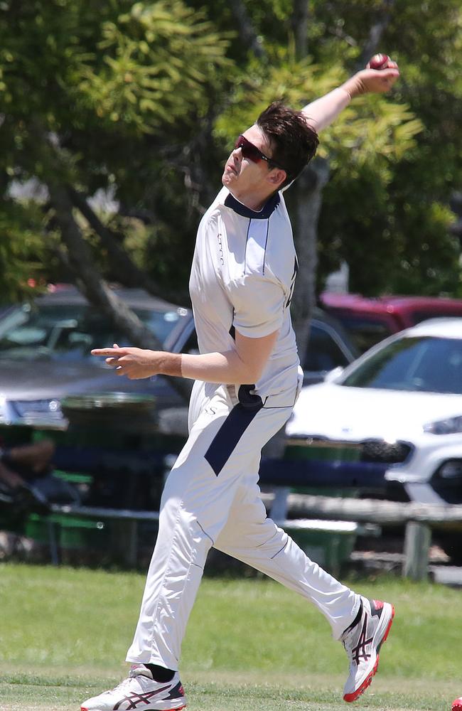 The Southport School’s Jacob Bath took early wickets. Pic Mike Batterham