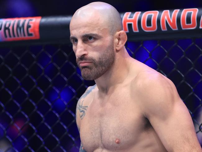 Alex Volkanovski is open to a lightweight title fight with Dustin Poirier. Picture: Sean M. Haffey/Getty Images