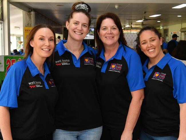 Jodie Bell, Haylee Ryan, Trish Donlon and Melody Stafford. Picture: Evan Morgan