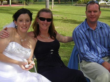 Natasha Ryan on her wedding day to Scott Black. Picture: Facebook