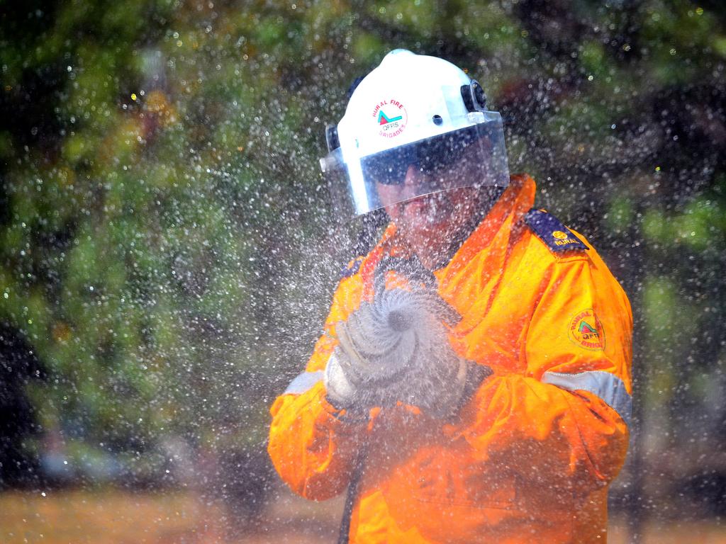 A teenager has pleaded guilty to unrolling a firefighting hose in a Yeppoon shopping centre carpark and turning it on, using it for more than 20 minutes.