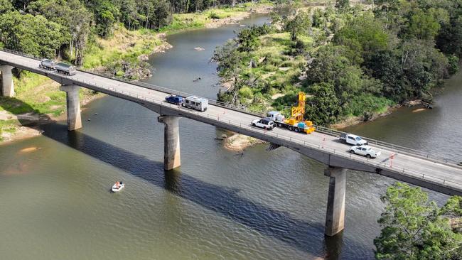 Weight limits have been imposed on the Barron River bridge since October 2020. Picture: Brendan Radke