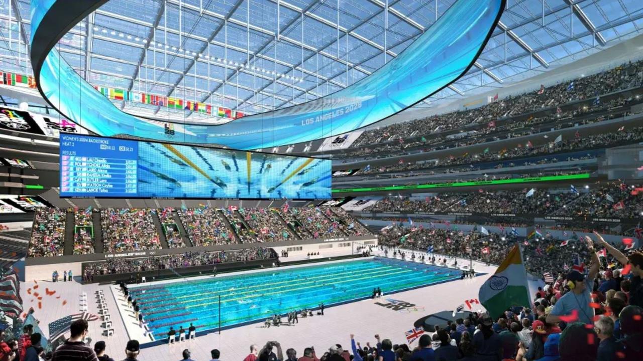 Get ready for the biggest swimming stadium ever.