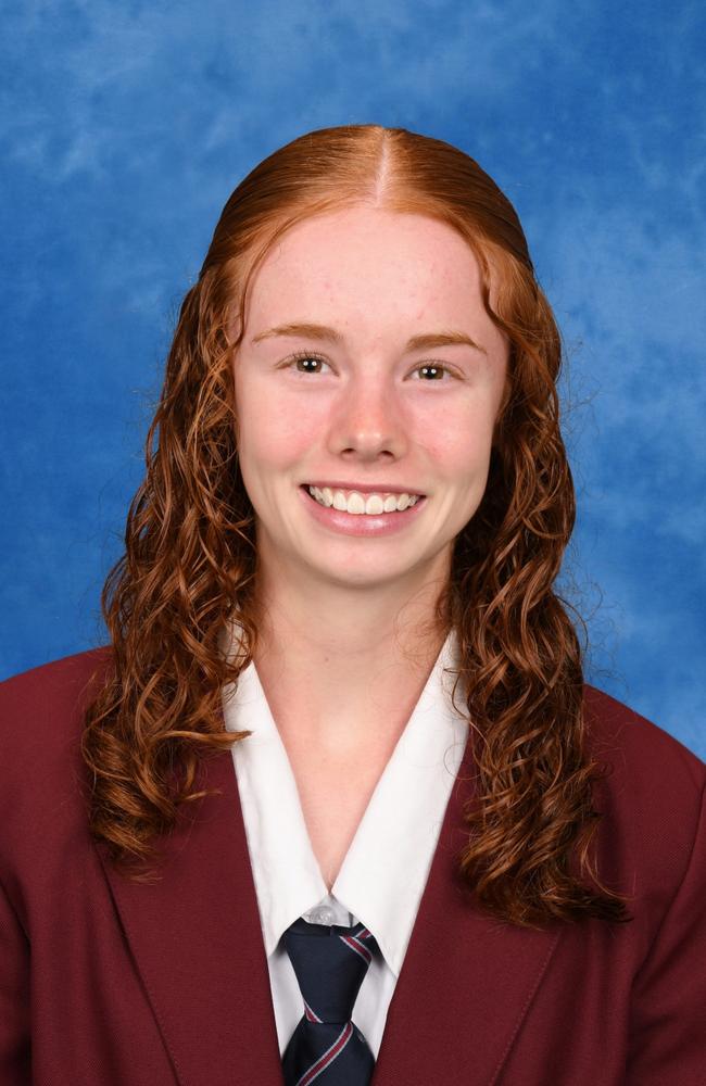 Noosa Christian College sport captain Jordyn Paul