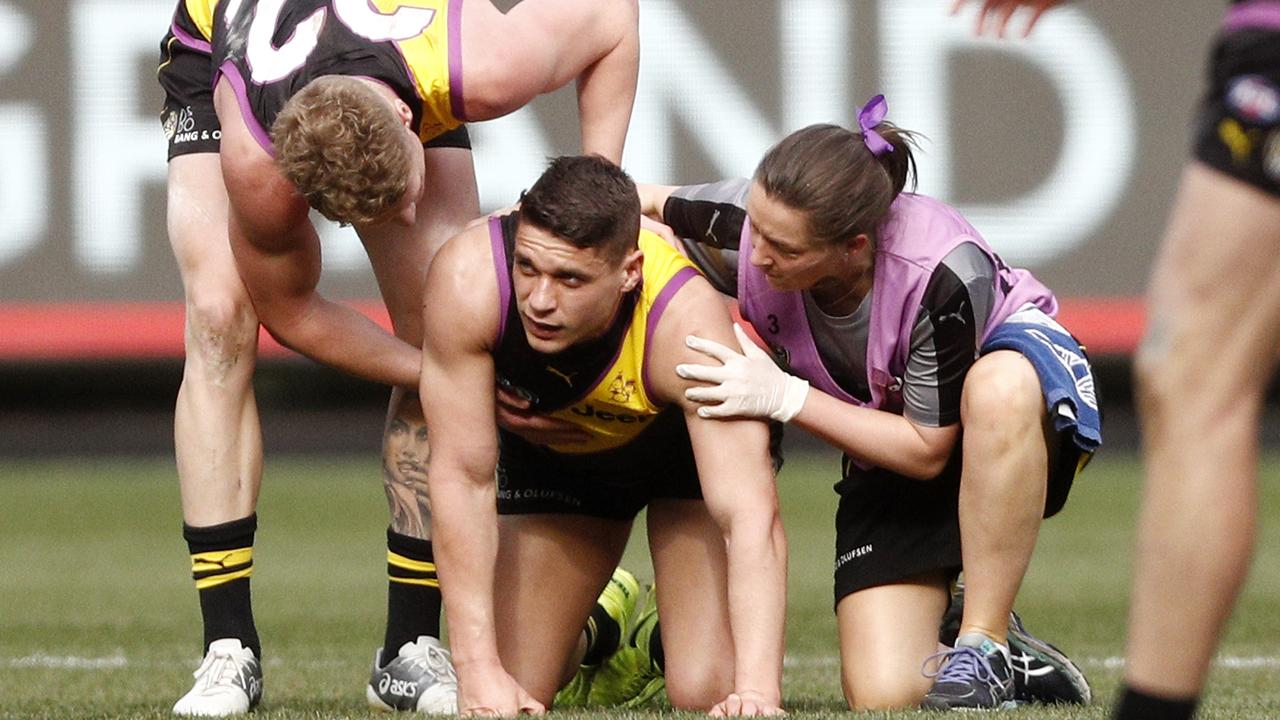 Dion Prestia of the Tigers.