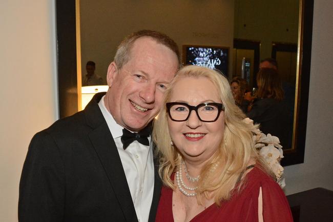 Gary Horstorff and Cristina Russell at Gold Coast Business Excellence Awards at The Star Gold Coast. Pic: Regina King