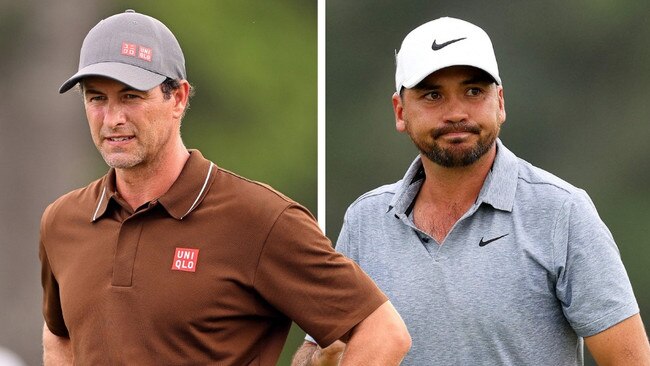 Jason Day is the leading Aussie after the first day of the Masters and Adam Scott is only one shot behind him. Picture: Supplied