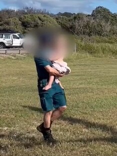 The Bundaberg-based RACQ LifeFlight Rescue helicopter has flown a toddler to hospital, after he was attacked by a dingo on Fraser Island, early this morning. It's believed the child, who was holidaying with his family, had been playing outside a house, when neighbours heard a commotion. They reportedly went to investigate and saw a dingo attacking the toddler., They intervened and emergency services were called in. Picture RACQ LifeFlight