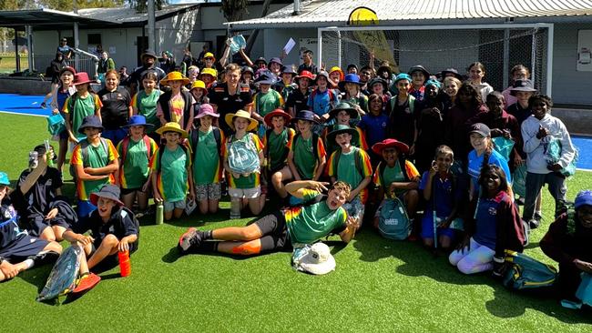 Hockey NT Rebuilds Junior Program in Alice Springs. Picture: Elle Richardson / Hockey NT.