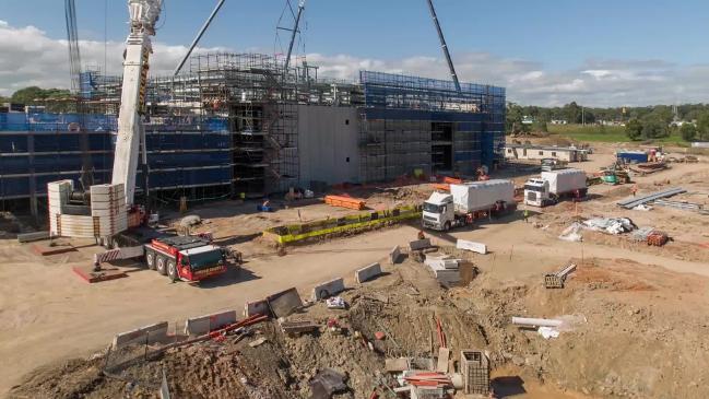 RAW: Timelapse of AirTrunk expansion in Western Sydney