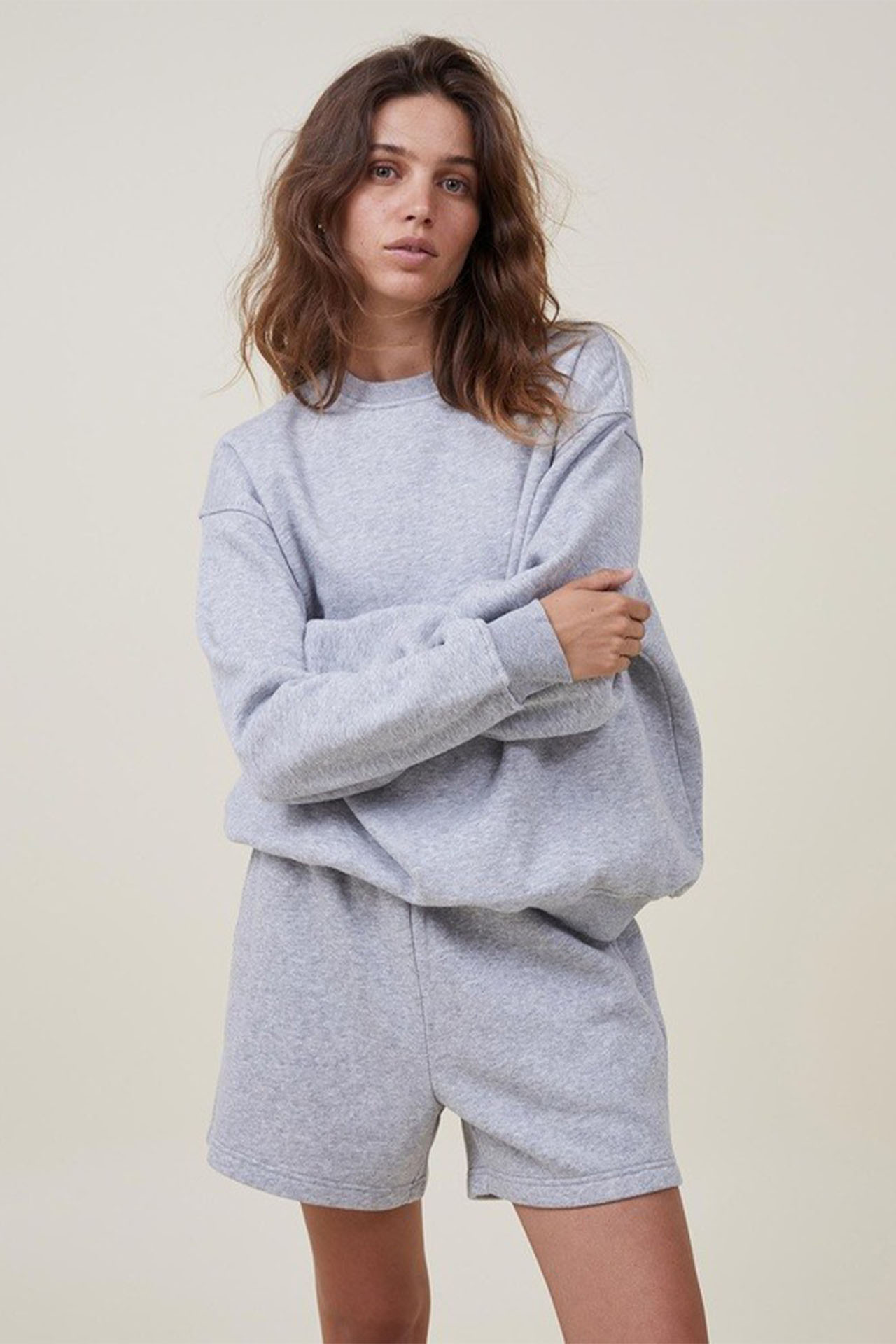 <h3><a href="https://cottonon.com/AU/" target="_blank" rel="nofollow noopener">Cotton On</a></h3><p>For a cheaper yet equally cheerful option, look to Cotton On&rsquo;s sweat staples. Made of a cotton blend in a simple, minimalist design, this is a great starter set if you&rsquo;re not tracksuit adept&mdash;and the sweat shorts in this set make it a great option for the warmer months.</p><p><b>SHOP NOW: </b>Classic crew sweatshirt, $27.99 (originally $39.99) <a href="https://cottonon.com/AU/classic-crew-sweatshirt/2053978-06.html" target="_blank" rel="nofollow noopener"><b>Cotton On</b></a></p><p><strong>SHOP NOW:</strong> Classic fleece shorts, $20.99 (originally $29.99) from <a href="https://cottonon.com/AU/classic-fleece-short/2056009-02.html" target="_blank" rel="nofollow noopener"><b>Cotton On</b></a></p>