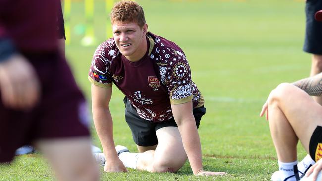 Dylan Napa is battling an ankle issue. Picture: Adam Head