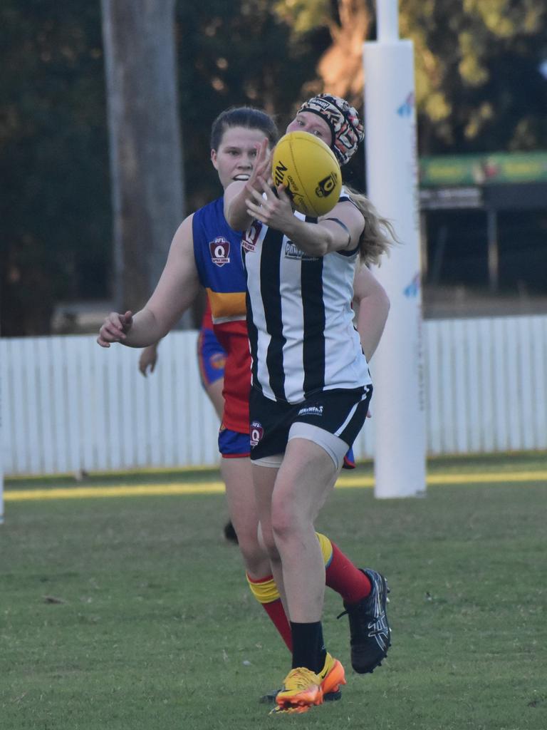 AFL Capricornia senior women, Round 1, Rockhampton Panthers versus Gladstone Suns, at Rockhampton Cricket Grounds on April 13, 2024.