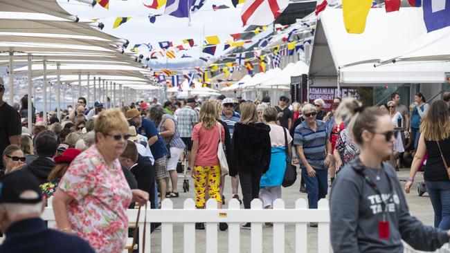 Taste of Tasmania on New Year’s Day in 2020. Picture: LUKE BOWDEN