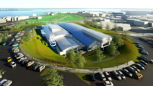 Artists impressions of the upgrades to the Doone Kennedy Aquatic Centre that council has budgeted for in 2019-20. Picture: HOBART CITY COUNCIL