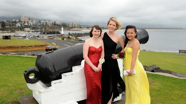 St Patrick’s College, Campbelltown year 12 students celebrating their formal in Wollongong in 2012.