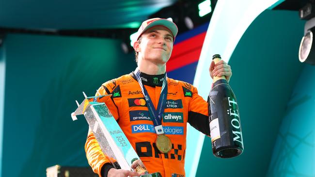 Oscar Piastri joined McLaren ahead of the 2023 season. (Photo by Bryn Lennon – Formula 1/Formula 1 via Getty Images)