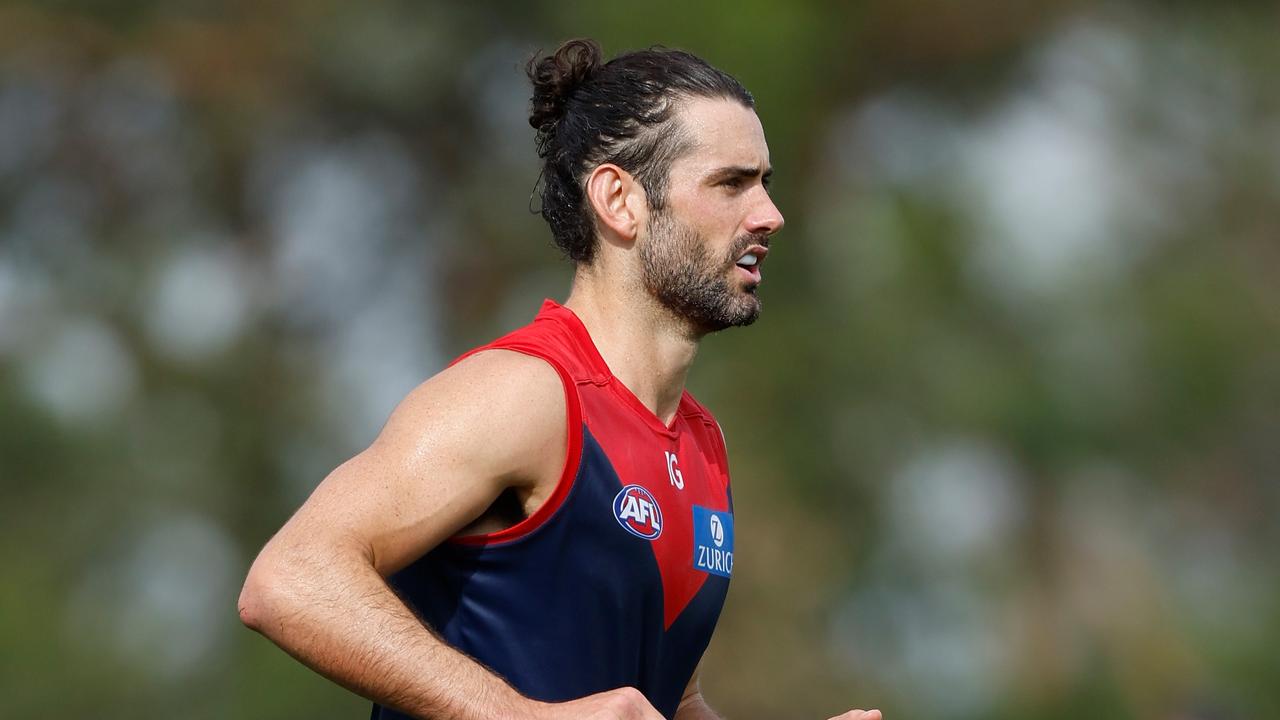 Brodie Grundy in action against the Tigers.