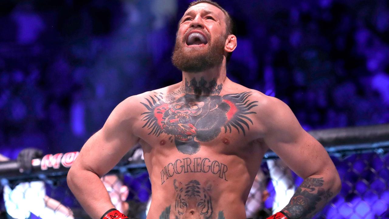 Conor McGregor just before his welterweight bout against Donald Cerrone at UFC246.