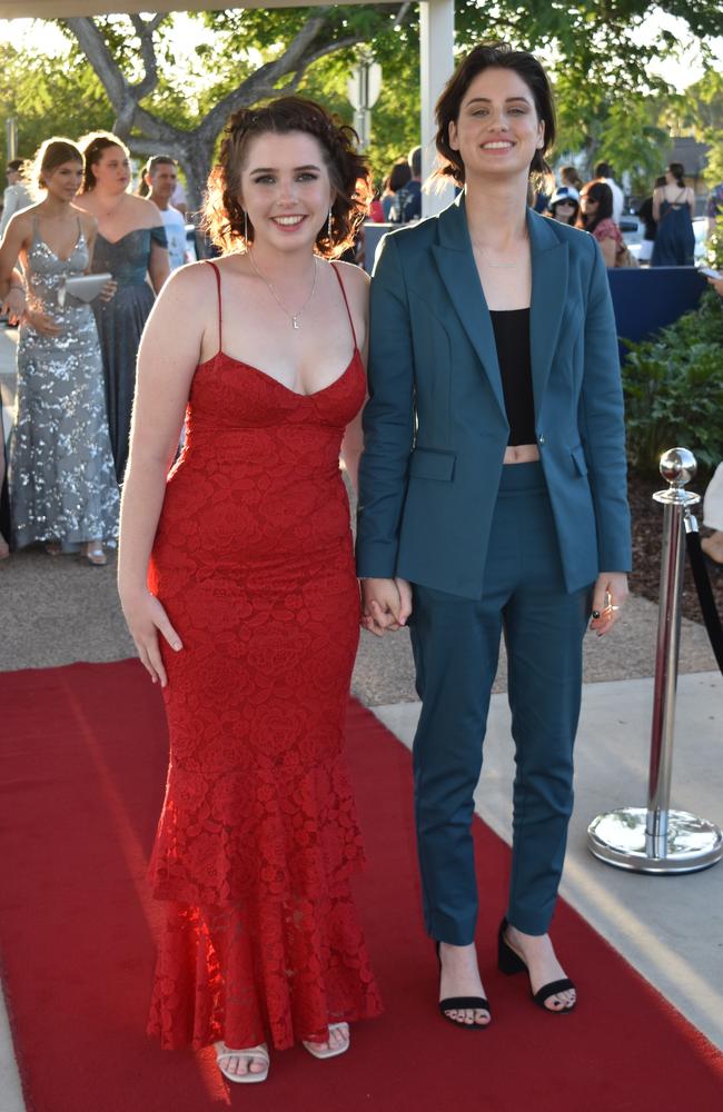 Lara Read and Riley Foster at the Mountain Creek State High School formal on November 18, 2022. Picture: Sam Turner