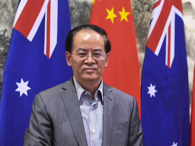 Chinese Ambassador to Australia Jingye Cheng. Picture: AAP