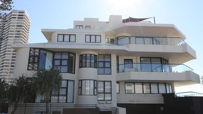 The Oceean Resort building in Main Beach. Picture: Glenn Hampson