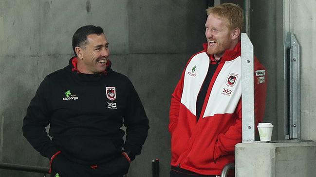 Flanagan previously served as an Dragons assistant, and will leave the Sea Eagles at the end of 2023 to rejoin the joint-venture club. Picture: Brett Costello.