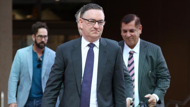 Dr Sean Brady outside the Federal Court in Brisbane. Picture: Liam Kidston