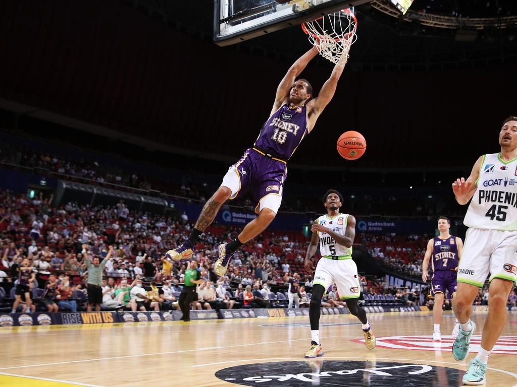 Xavier Cooks brought the hammer down on the Phoenix. Picture: Getty Images