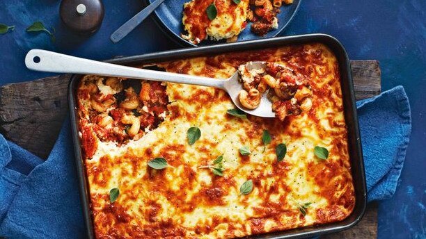 Moussaka pasta bake. Picture: Supplied