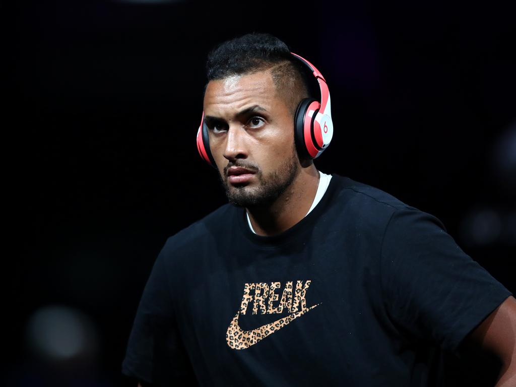 Still no smiles. (Photo by Julian Finney/Getty Images for Laver Cup)